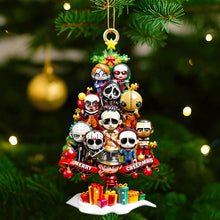 Load image into Gallery viewer, Merry Creepmass! - Horror Christmas Tree Ornament - Personalized Gifts for Horror Fans Ornament PopCulturePrints
