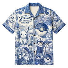 Load image into Gallery viewer, Lovely Characters Celebrate 30th Anniversary Toile De Jouy Hawaiian Shirt - Personalized Gifts 01huqn180626 Hawaiian Shirts PopCulturePrints
