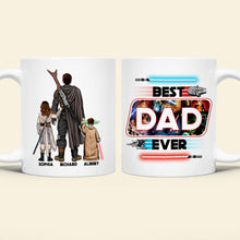 Load image into Gallery viewer, Personalized Best Dad Ever Mug - Star Wars Inspired Father&#39;s Day Gift Coffee Mug PopCulturePrints
