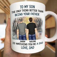 Load image into Gallery viewer, To My Son - The Only Thing Better Than Being Your Father - Personalized Mug Mug PopCulturePrints
