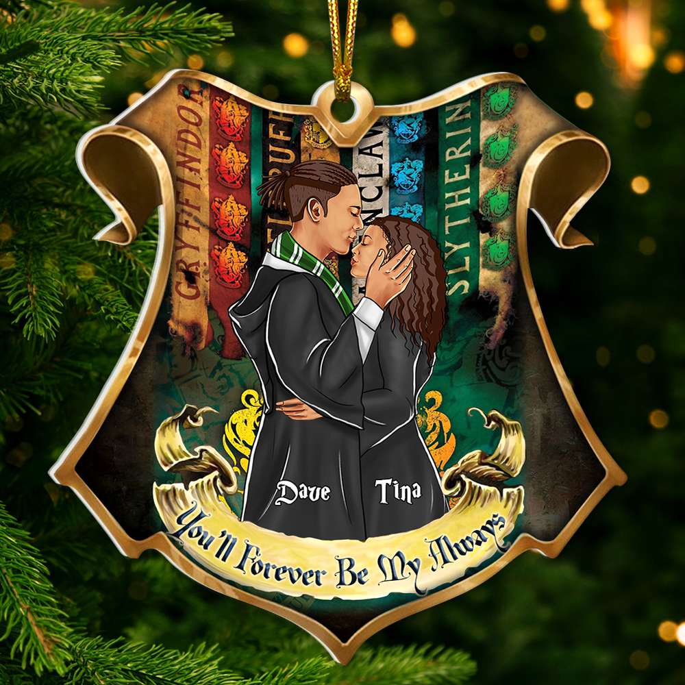 Personalized Christmas Ornament for Couples - You Put A Spell On Me