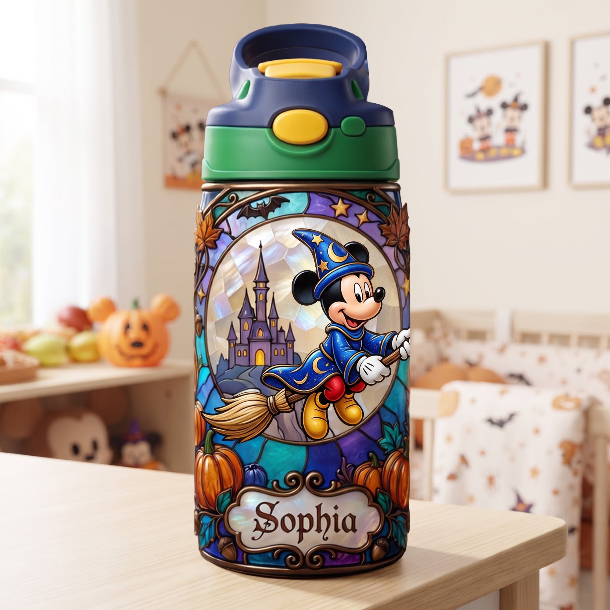 "Magic and Wonder Await!" - Special 12oz Colorful Kid Tumbler, Personalized Gift for Kids Tumbler Cup PopCulturePrints
