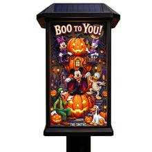 Load image into Gallery viewer, Boo To You Garden Lamp - Personalized Halloween Gift for Spooky Nights
