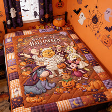 Load image into Gallery viewer, “Sweeten Your Halloween” - Personalized Honey, Hugs &amp; Halloween Blanket - Custom Gift for Kids &amp; Adults
