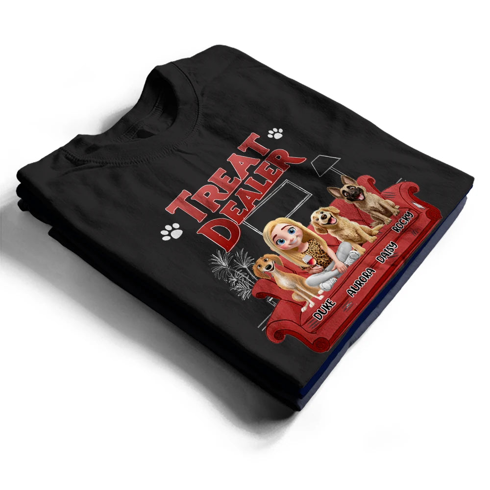 Treat Snack Dealer - Personalized T-Shirt for Dog Lovers T-shirt PopCulturePrints