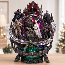 Load image into Gallery viewer, Monsters Are Forever – Timeless Monsters Acrylic Plaque | Personalized Gift for Horror Fans
