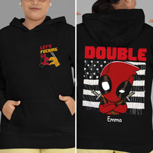 Load image into Gallery viewer, Personalized Deadpool Inspired Hoodie - Let&#39;s F*cking Go
