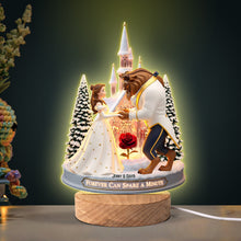 Load image into Gallery viewer, Forever Can Spare a Minute – Personalized LED Light for Couples Led Night Light PopCulturePrints
