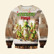 Load image into Gallery viewer, Stressed Mama Christmas Hoodie - Fun Holiday Gift for Moms
