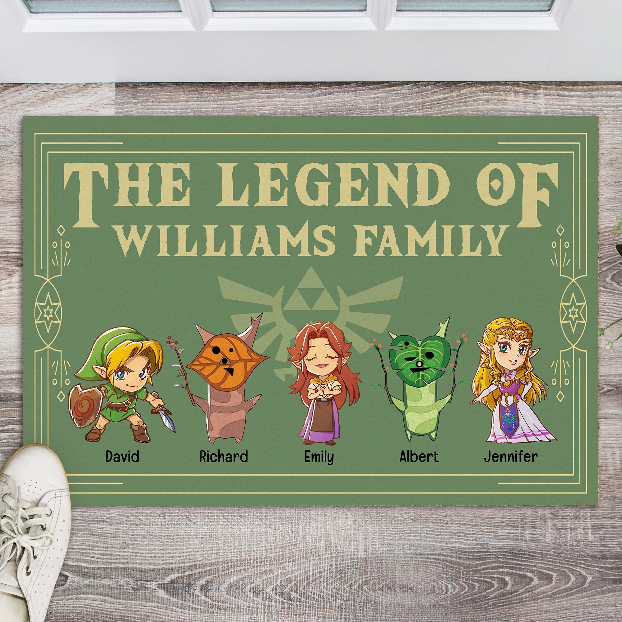 Legend Family Personalized Doormat - Game Lovers Gift Doormat PopCulturePrints