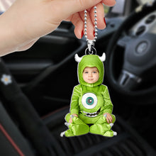 Load image into Gallery viewer, Personalized Halloween Baby Costume Photo Ornament - Custom Acrylic Decoration
