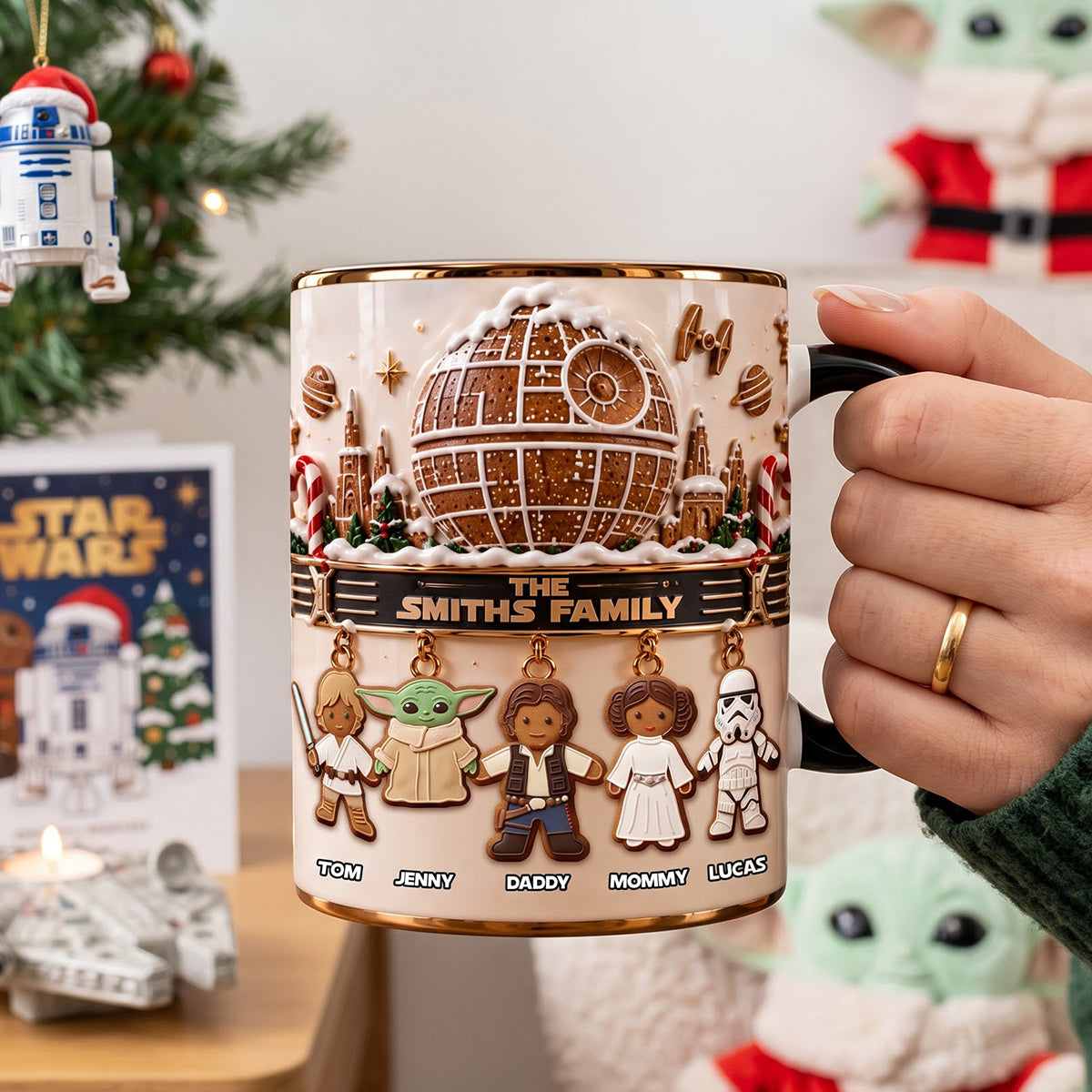 Ginger Bread Christmas Coffee Mug - Personalized Gift for Family and Friends Coffee Mug PopCulturePrints