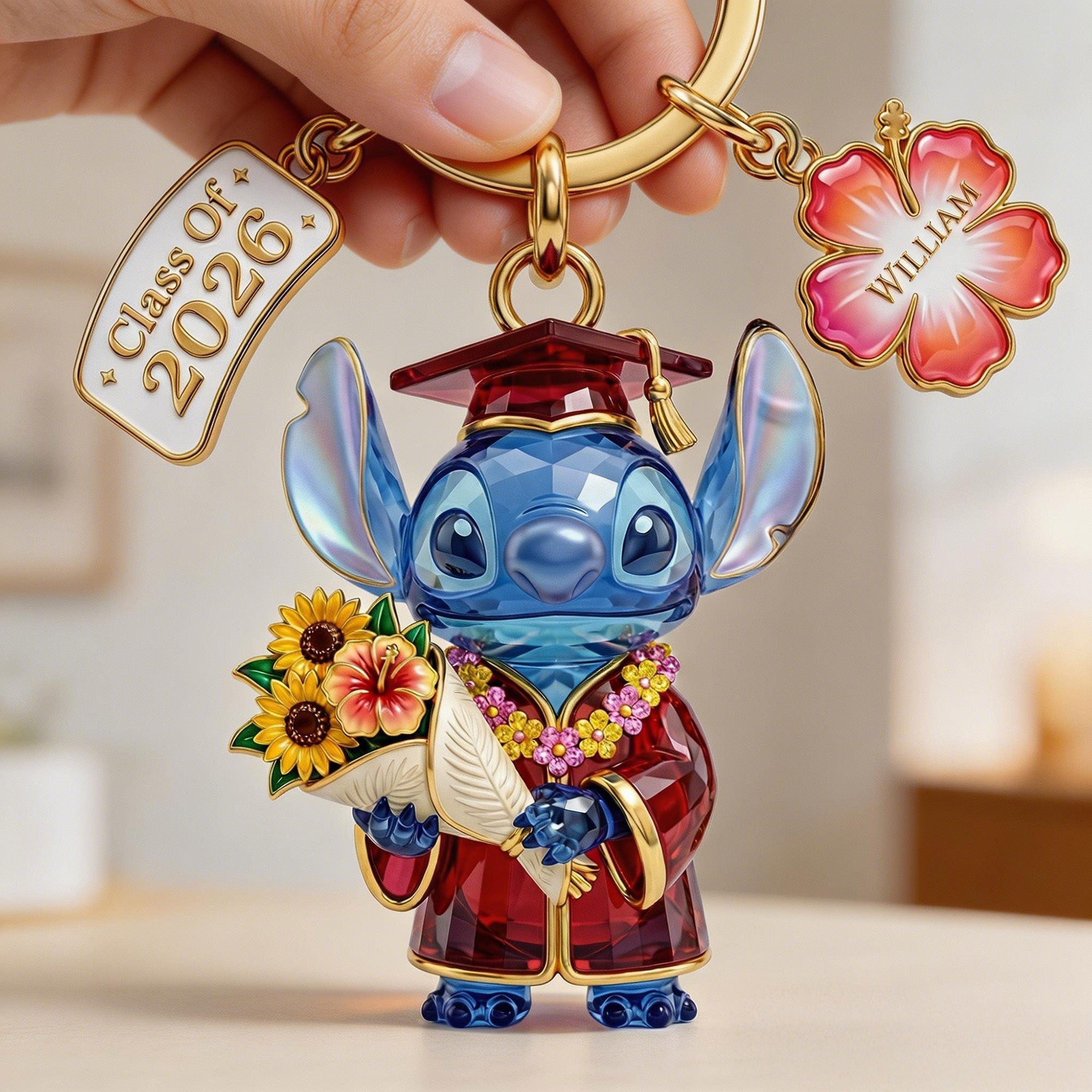 Celebrate Your Achievement with Our 2026 Graduation Acrylic Tag Keychain - Personalized Gift for Graduates Keychains PopCulturePrints