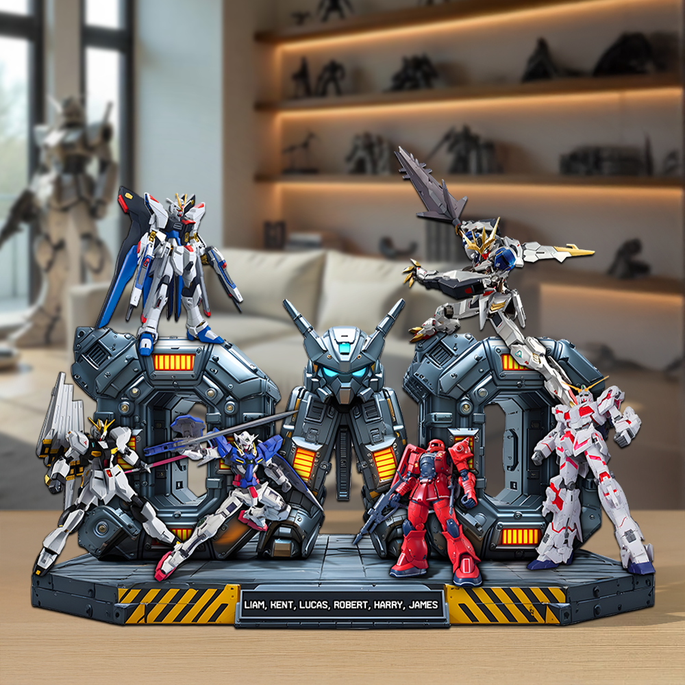 "The Ultimate Dad – Robot Dad Plaque" - Personalized Gift For Dad, Grandpa & More Shaped Plaques PopCulturePrints