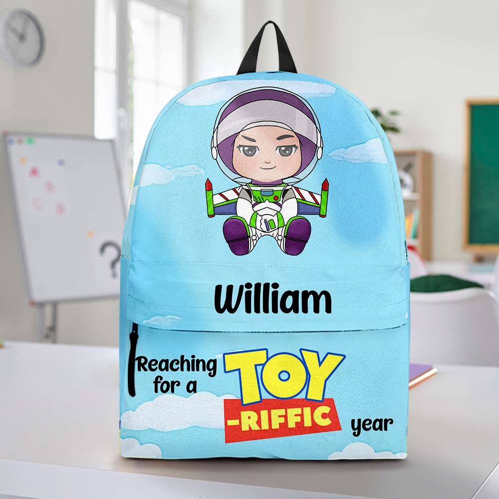 Personalized Buzz Lightyear Kids Backpack for a Toy-Riffic School Year