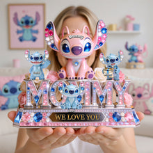Load image into Gallery viewer, We Love You, Mommy! - Custom Acrylic Plaque for Moms Shaped Plaques PopCulturePrints
