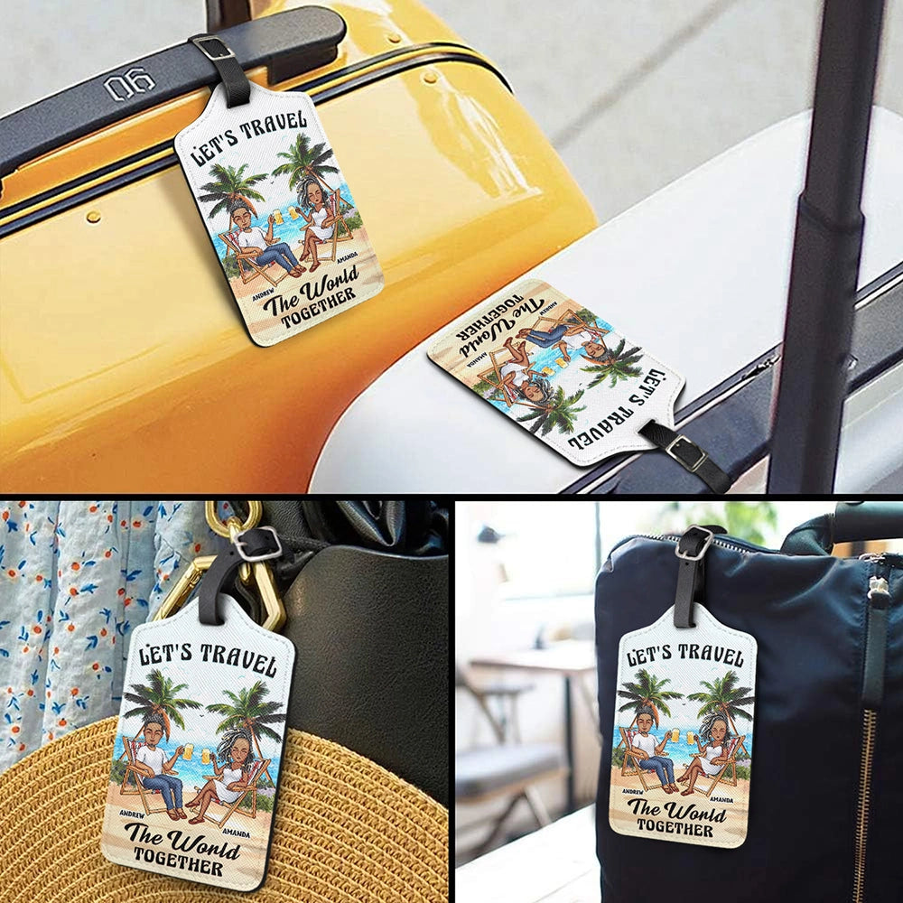 Travel Partners For Life - Personalized Luggage Tag Luggage Tag PopCulturePrints
