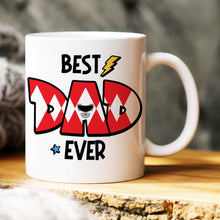 Load image into Gallery viewer, Personalized Best Dad Mug - Hero Edition Coffee Mug PopCulturePrints

