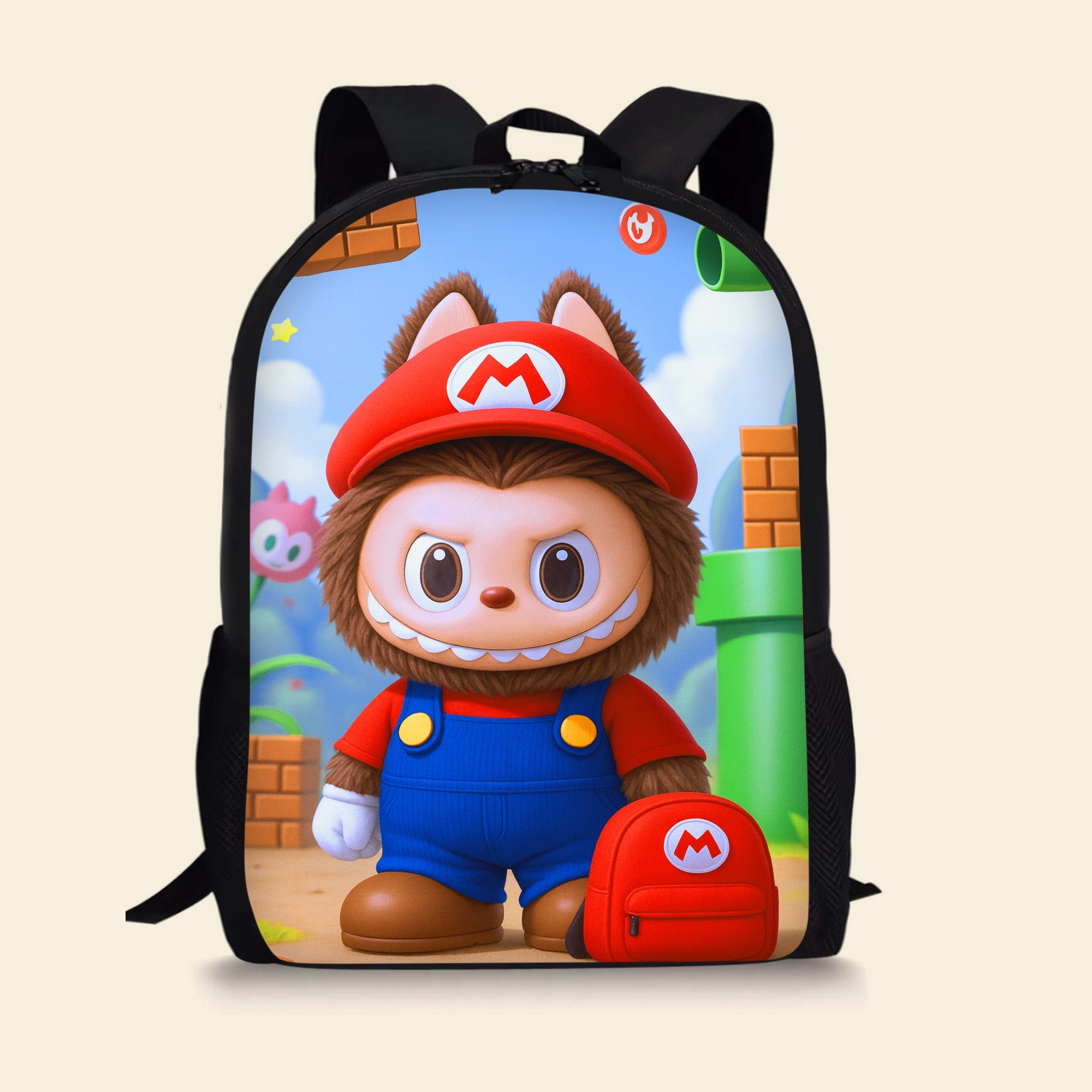 Back To School with Your Favorite Monster - Personalized Kids School Bag Backpack PopCulturePrints