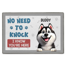 Load image into Gallery viewer, No Need To Knock - Personalized Funny Dog Doormat Doormat PopCulturePrints
