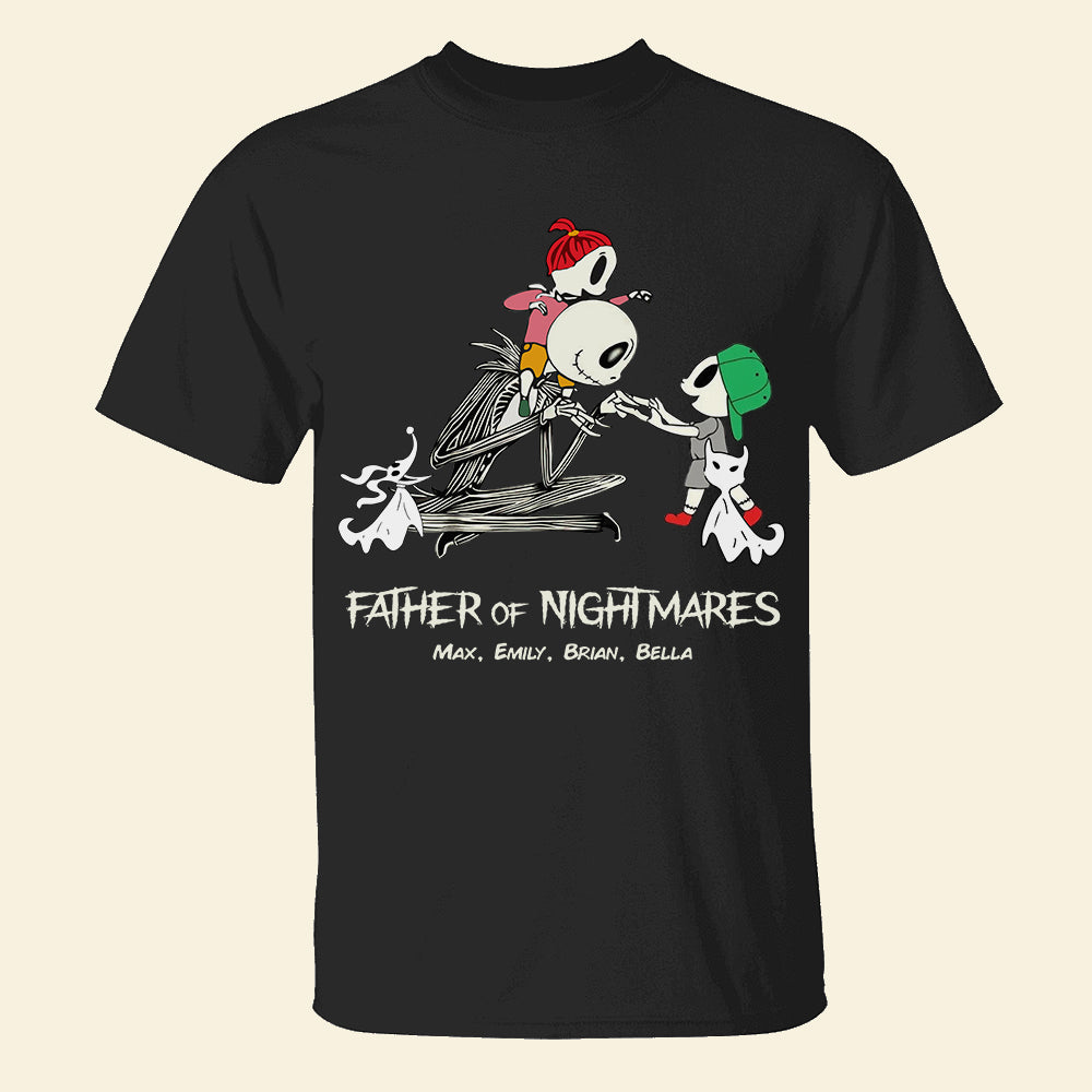 Personalized Father of Nightmares T-Shirt for Dad