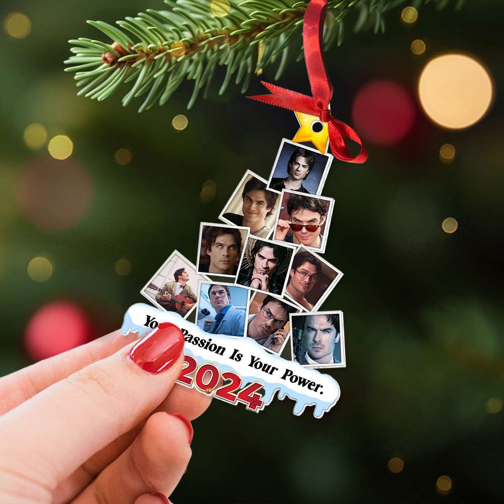 Custom Photo Christmas Ornament for TV Show Fans - 2024 Edition Ornament PopCulturePrints