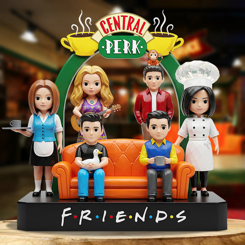 “The One with the Besties!” - Friends Acrylic Plaque - Personalized Gift for Your BFFs Shaped Plaques PopCulturePrints