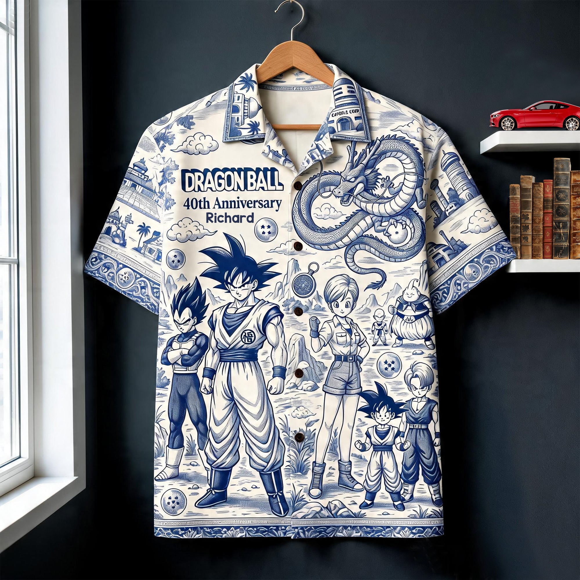 Embrace the Adventure: Fantasy Adventure Hawaii Shirt - Personalized Anniversary Gift for Dragon Ball Fans