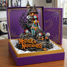 Load image into Gallery viewer, "Embrace Your Inner Horror!" - Personalized Horror Midnight Acrylic Plaque - Unique Gift for Mom, Grandma, and Horror Lovers Shaped Plaques PopCulturePrints
