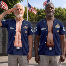Load image into Gallery viewer, Proudly Serve in Style: Personalized Military Shirt - Unique Gifts for Veterans AOP Products PopCulturePrints
