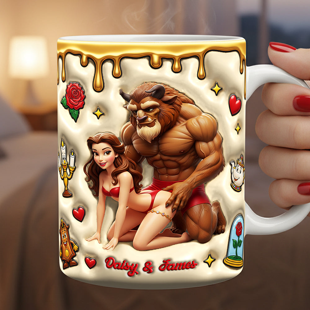 Naughty Couple Coffee Mug - Perfect Personalized Gift for Couples Coffee Mug PopCulturePrints
