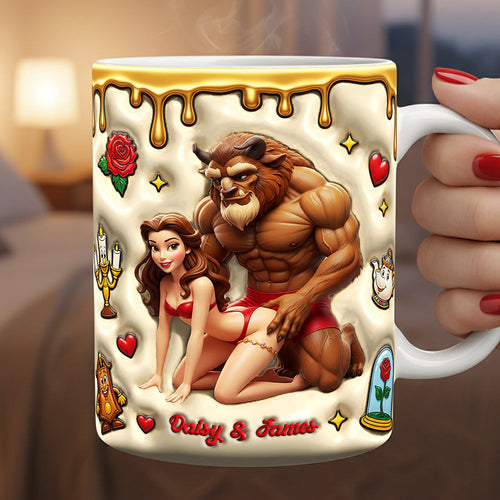 Naughty Couple Coffee Mug - Perfect Personalized Gift for Couples Coffee Mug PopCulturePrints