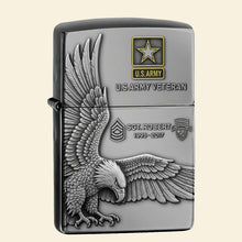 Load image into Gallery viewer, &quot;Honor Your Service with Every Flick&quot; - Badass Military Lighter - Personalized Gift for Veterans Lighter PopCulturePrints
