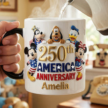 Load image into Gallery viewer, Celebrate 250 Years of Freedom - Custom Magic Coffee Mug for Patriots Coffee Mug PopCulturePrints
