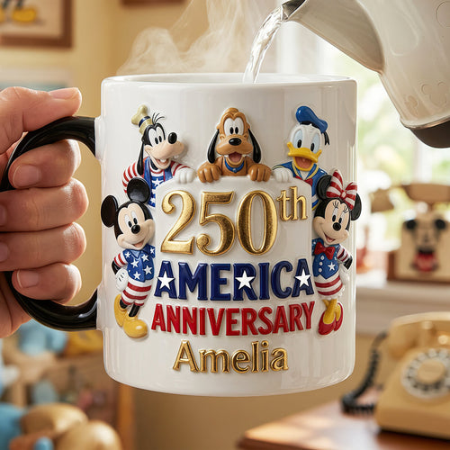 Celebrate 250 Years of Freedom - Custom Magic Coffee Mug for Patriots Coffee Mug PopCulturePrints