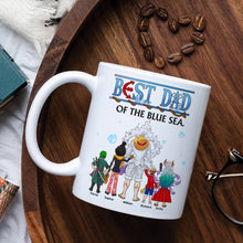 Load image into Gallery viewer, Best Dad of the Blue Sea Personalized Coffee Mug Coffee Mug PopCulturePrints
