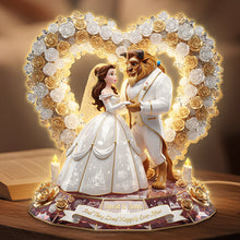 Load image into Gallery viewer, “Love's Enchanted Union” - Romantic Wedding Fairy Tales Light Box - Personalized Gift for Couples Light Box PopCulturePrints
