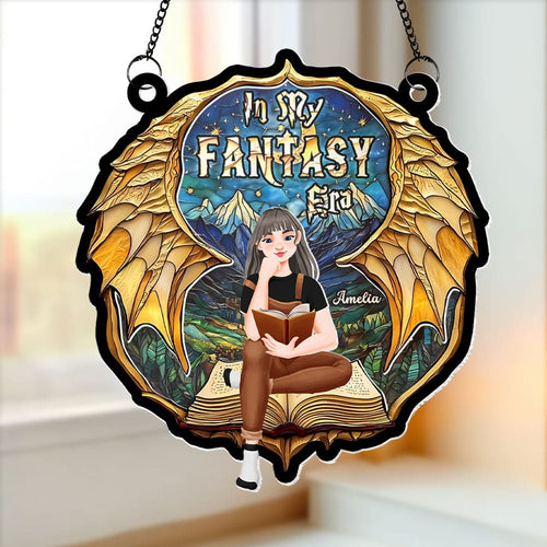 Personalized Fantasy Book Lover Suncatcher Ornament Ornament PopCulturePrints