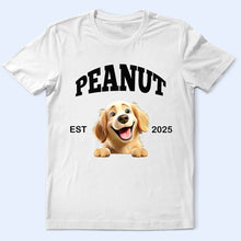 Load image into Gallery viewer, I Love My Dog - Personalized T-Shirt with Cute Puppy Design T-shirt PopCulturePrints

