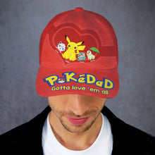 Load image into Gallery viewer, Personalized PokeDad Cap - Custom Father&#39;s Day Gift
