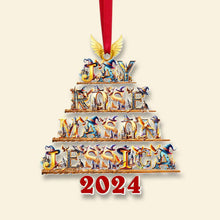 Load image into Gallery viewer, Personalized Family Christmas Acrylic Ornament 2024 Ornament PopCulturePrints
