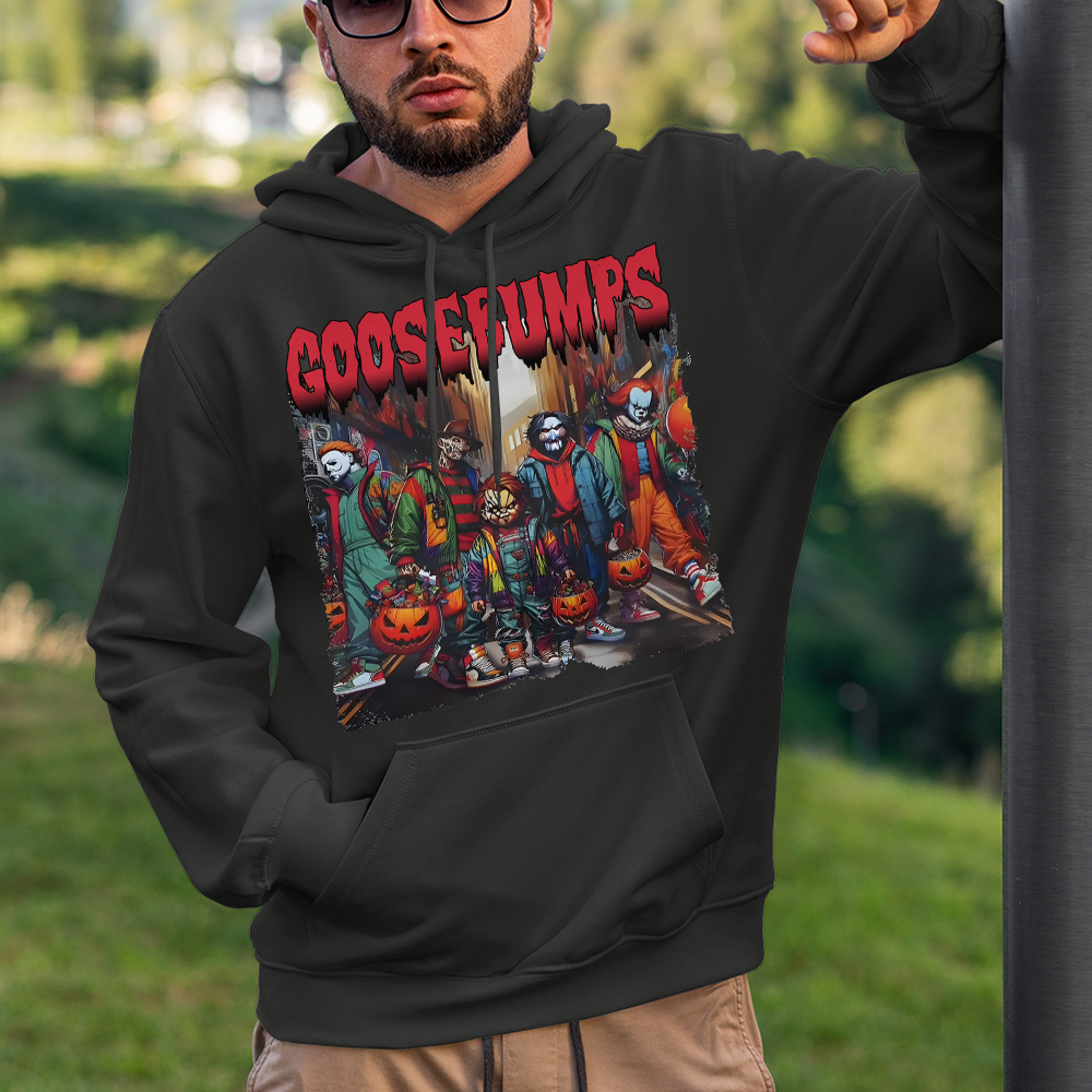 Goosebumps Halloween Crewneck Shirt for Horror Fans