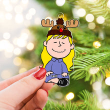 Load image into Gallery viewer, Personalized Santa Kid Christmas Ornament Ornament PopCulturePrints
