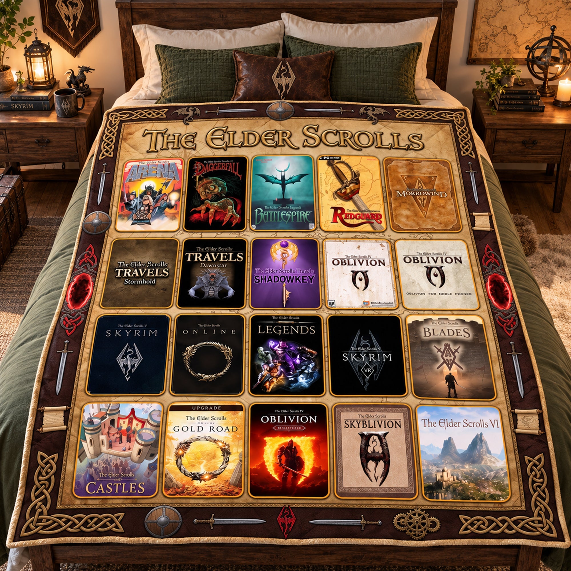 Fantasy Gaming Blanket - Personalized Gifts For Game Lovers 02nalu071026 Blanket PopCulturePrints