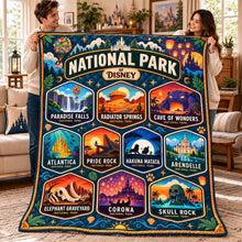 Load image into Gallery viewer, Explore the Magic of Disney: National Park Blanket - Personalized Gifts for Every Occasion
