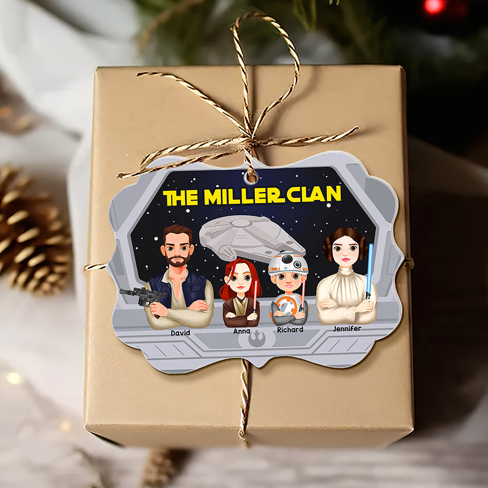 Custom Family Ornament - Galactic Clan Design Ornament PopCulturePrints