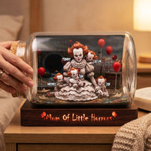 Load image into Gallery viewer, “Mom Of Little Horrors” – Personalized Acrylic Plaque Gift For Moms and Grandmas Shaped Plaques PopCulturePrints
