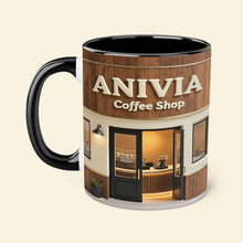 Load image into Gallery viewer, "Sip Your Coffee in Style!" - Unique Coffee Shop Theme Mug - Personalized Gift for Coffee Lovers Coffee Mug PopCulturePrints
