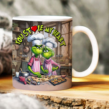 Load image into Gallery viewer, Custom &#39;You Stole My Heart&#39; Couple Mug - Perfect Valentine&#39;s Day Gifts Coffee Mug PopCulturePrints
