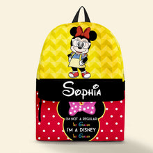 Load image into Gallery viewer, Personalized Kid's Backpack with Cartoon Mouse Design Backpack PopCulturePrints
